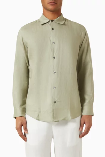 Long-sleeve Shirt in Linen