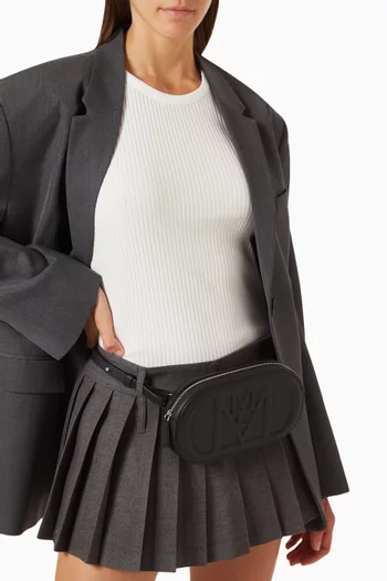 Small Mode Travia Crossbody Pouch in Spanish Nappa