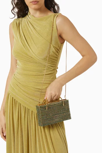 Cupchain Clutch Bag in Preciosa Crystals