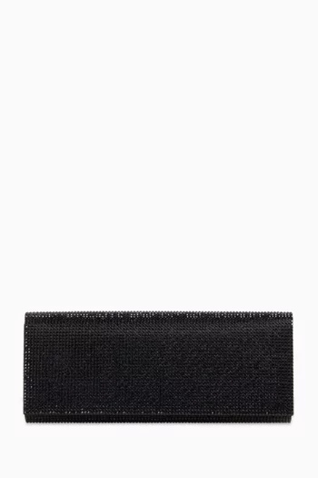 Zafira Embellished Clutch Bag in Satin