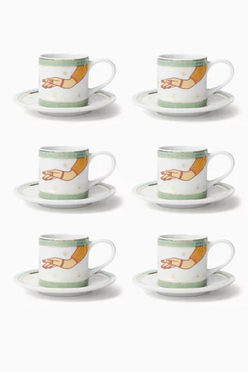 Hessa's Espresso Cups, Set of 6