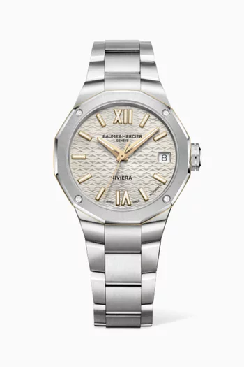 Riviera Automatic Stainless Steel Watch, 33mm