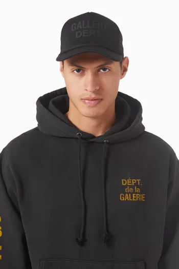 Logo Trucker Cap in Canvas