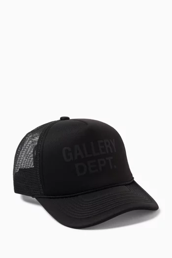 Logo Trucker Cap in Canvas