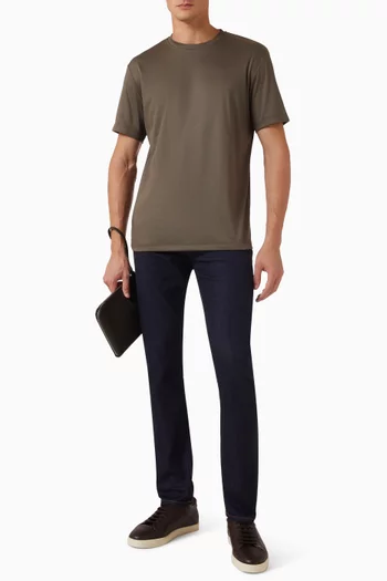T-shirt in Cotton Interlock