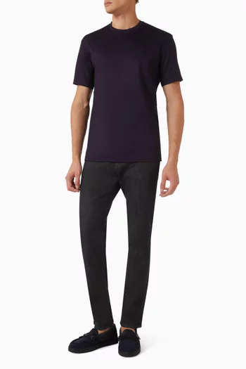 T-shirt in Cotton Interlock