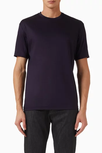 T-shirt in Cotton Interlock