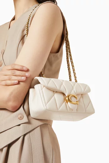 Tabby 20 Quilted Shoulder Bag in Nappa