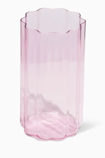 Wave Vase in Glass