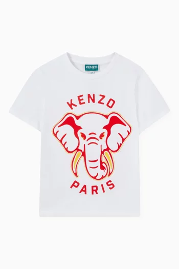 Elephant Logo T-shirt in Organic Cotton