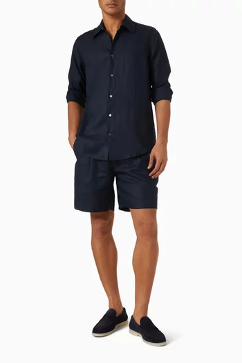 Slim-fit Shirt in Linen