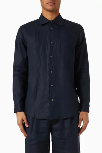 Slim-fit Shirt in Linen