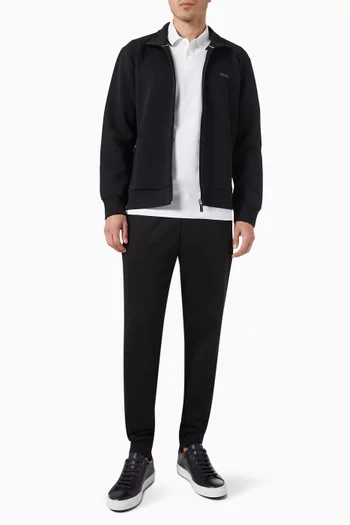 Skaz Zip-up Sweatshirt in Stretch-cotton