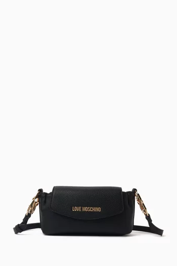 Small Jewel Crossbody Bag in Faux Leather