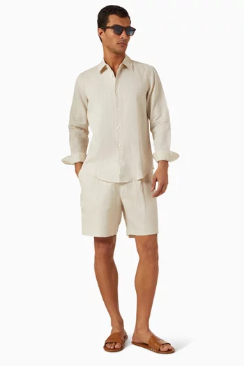 Slim-fit Shirt in Linen