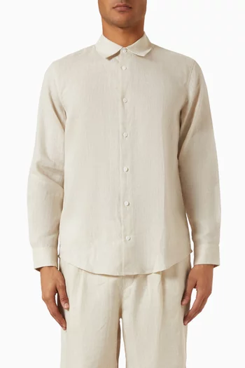 Slim-fit Shirt in Linen