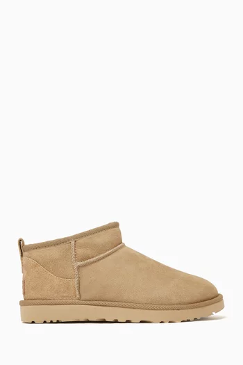 Classic Ultra Mini Boots in Suede