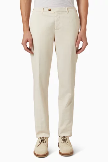 Slim-fit Pants in Cotton