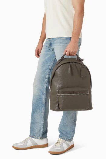 Logo Backpack in Coated Canvas