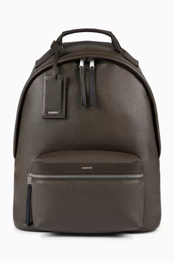 Logo Backpack in Coated Canvas