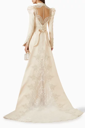 Eclipse Crystal-embellished Dress in Crepe