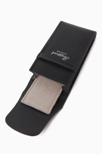 Single Watch Pouch in Leather