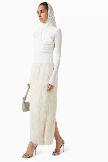 Soha Taha Dress in Jersey Knit