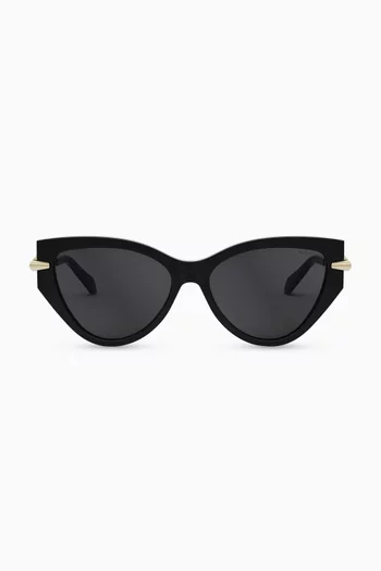 Serpenti Cat-eye Sunglasses in Acetate