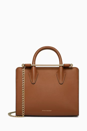 Nano Tote Bag in Leather