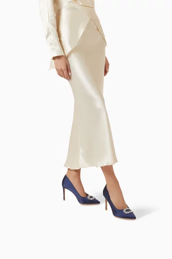 Nova 90 Pumps in Embellished Satin