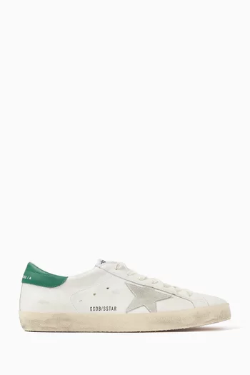 Super-Star Sneakers in Leather & Suede
