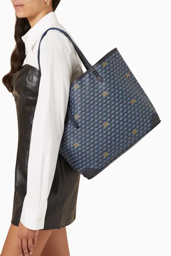Daily Battle 35 Tote Bag in Canvas & Leather