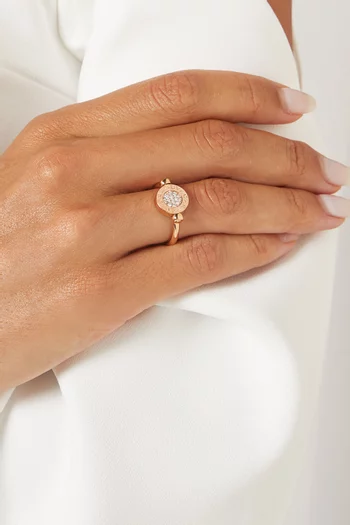 BVLGARI BVLGARI Diamond Flip Ring in 18kt Rose Gold