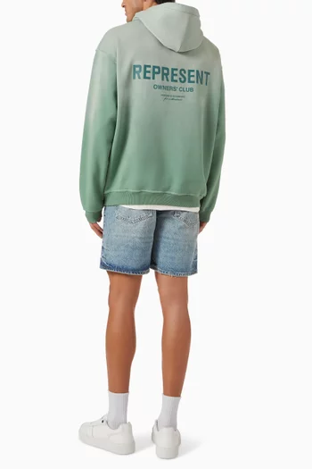 Owners Club Logo Hoodie in Loopback Jersey