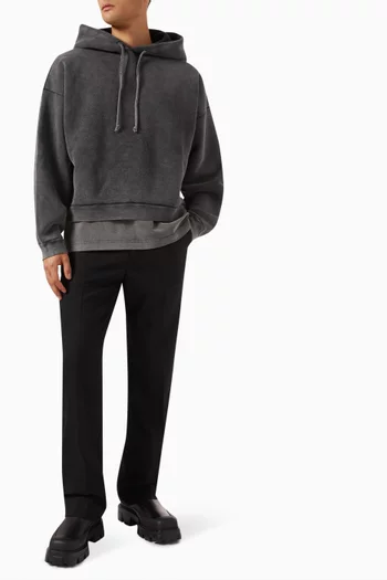 Unisex Relaxed Hoodie in Organic Cotton-fleece