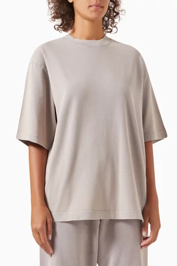 Crewneck Relaxed T-shirt in Organic Cotton