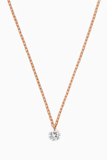 Diamond Necklace in 18kt Rose Gold