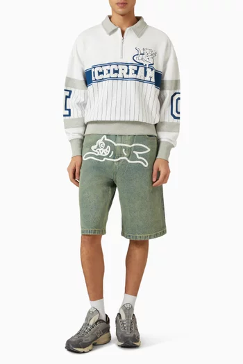 Running Dog Shorts in Denim