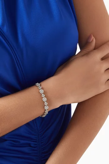 Stone Love Bracelet in Sterling Silver