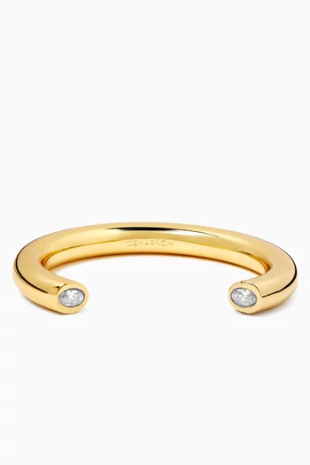 Miley Cuff Bracelet in 12kt Gold-plated Brass