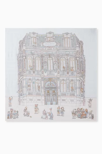 Chateau Choux™ Carré Blanket in Organic Cotton