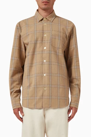 Fable Check Shirt in Cotton-blend