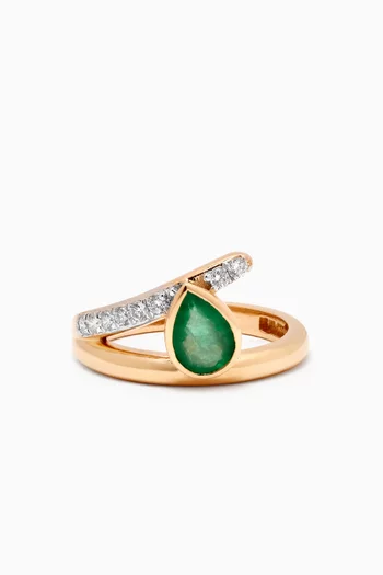 Suave Diamond Ring in 14kt Yellow Gold
