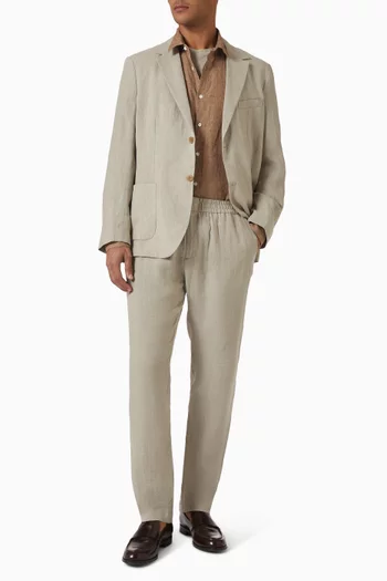 Drawstring Pants in Linen