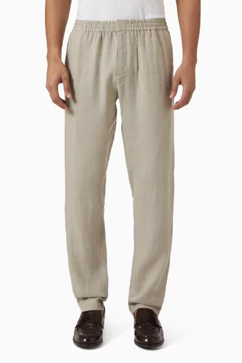 Drawstring Pants in Linen