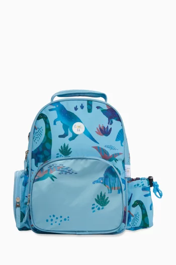 Dino Backpack in Cotton Canvas