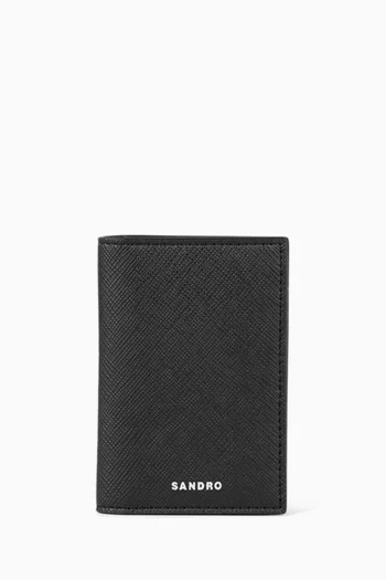 Bi-fold Wallet in Faux Leather