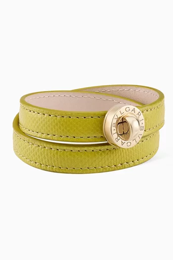BVLGARI BVLGARI Turnlock Bracelet in Leather