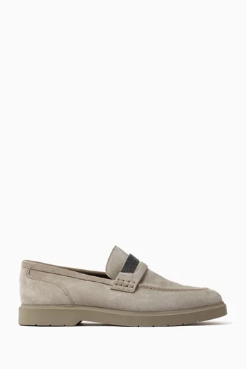 Penny Loafers in Suede