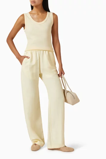 Everywhere Straight-leg Pants in Twill